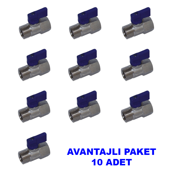 Konsan MİNİ Küresel Vana 1/2 Avantajlı 10 adet