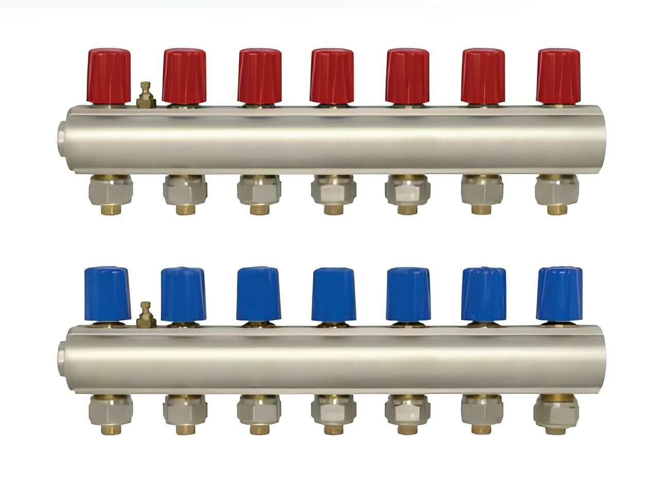 E.C.A 1” Debi Ayar Vanalı Kollektör 4'lü Takım + Kollektör Kelepçesi  İkili Set