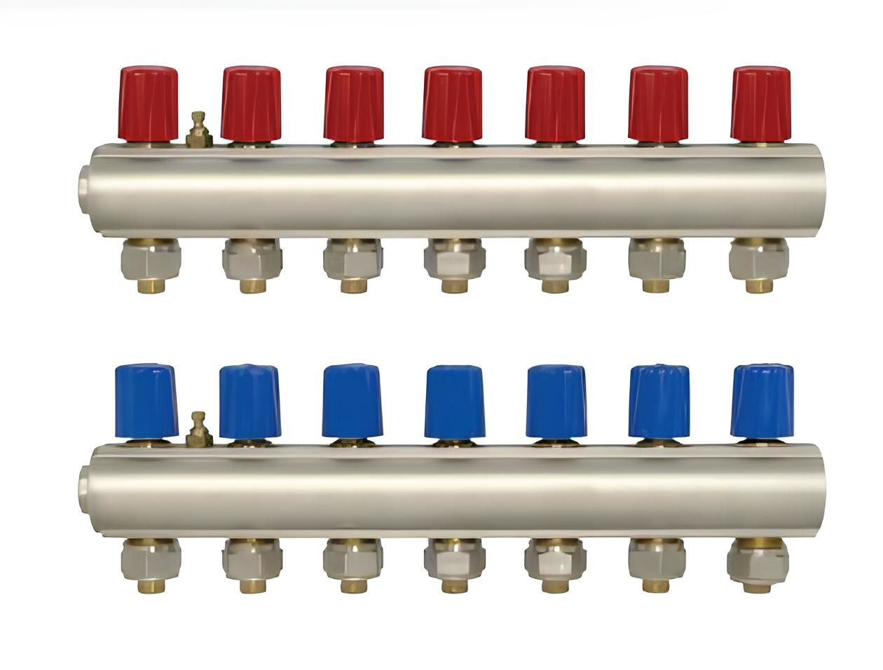 E.C.A 1” Debi Ayar Vanalı Kollektör 10'lu Takım + Kollektör Kelepçesi  İkili Set