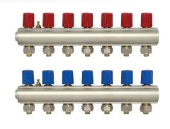 E.C.A 1” Debi Ayar Vanalı Kollektör 10'lu Takım + Kollektör Kelepçesi  İkili Set