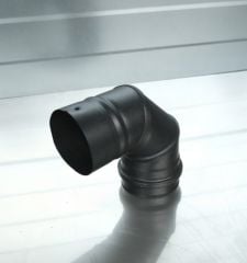 KANALTEK Pelet Soba baca  90° Derece Dirsek (ø 100 Mm)