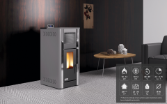 İfyıl Efes Plus 10Kw Üflemeli Kuru sistem Pellet Sobası