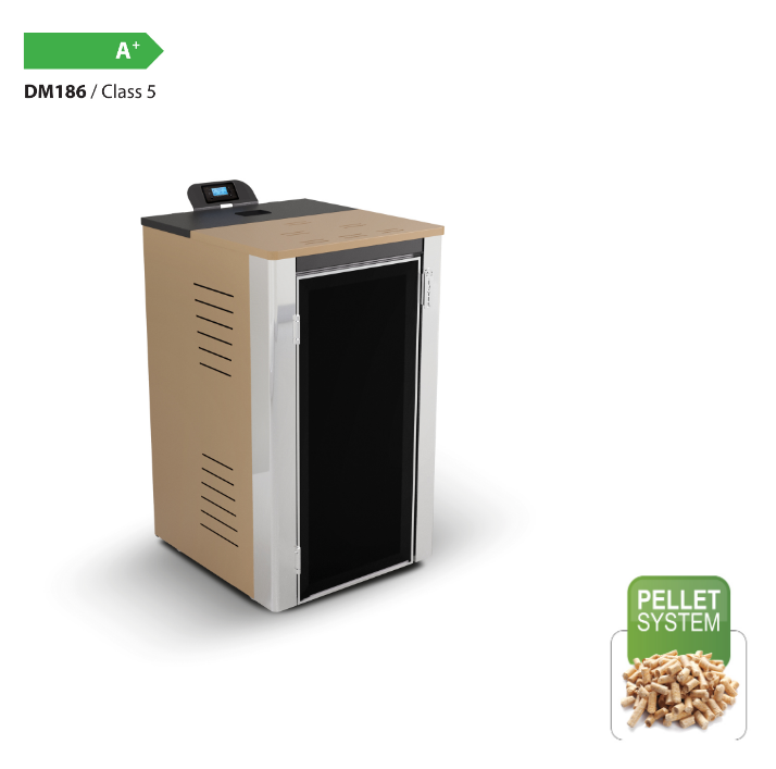 İfyıl Abant Plus 16Kw Kaloriferli Sulu Sistem Pellet Sobası