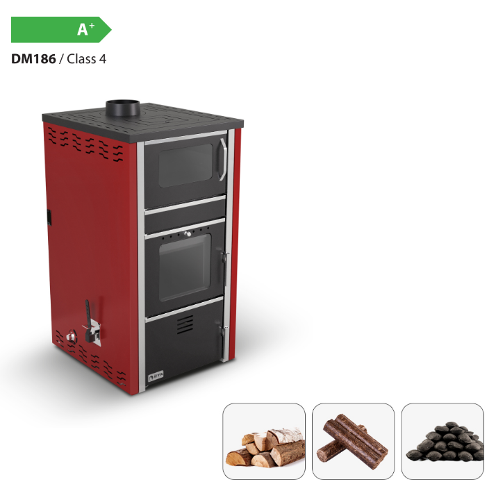 İfyıl Avanos Plus 20Kw Kaloriferli Kuzineli Odun Kömür Sobası